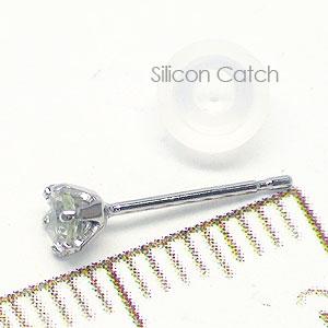 ピアス 一粒 片耳 ブルームーンストーン 3mm 6月誕生石 スタッド セカンド レディース ジュエリー ポイント消化 アクセサリー アクセ 人気