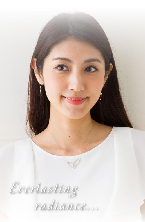 ネックレス ダイヤモンド ライン ダイヤ 1ct 18金 イエロー ピンク ホワイトゴールド チェーン レディース ジュエリー アクセサリー