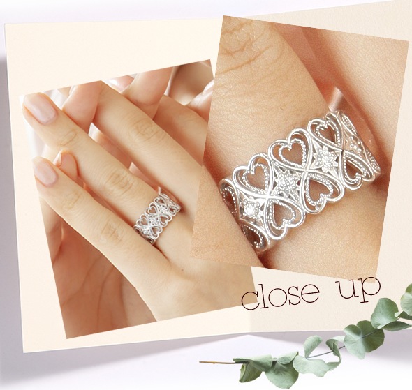 Pt900 天然ダイヤモンド 0.5の刻印あり リング 13号 4.6g ソーティング