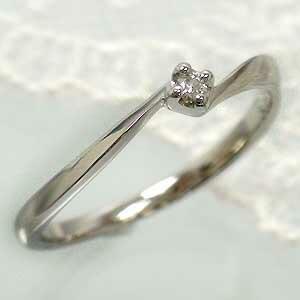 送料無料】一粒ダイヤモンドリング 0.02ct プラチナ900 ソリティア 