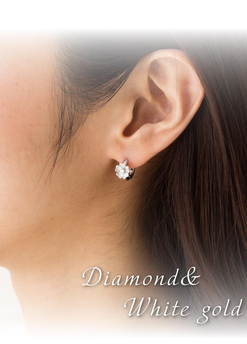 18金【フープ+クロスピアス 天然ダイヤモンド0.1ct】2way 新品！ 18金【フープ+クロスピアス 天然ダイヤモンド0.1ct】2way 新品！