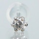 ピアス 一粒ダイヤモンド 片耳 ダイヤ 0.1ct プラチナ900 スタッド メンズ レディース 男女兼用 ジュエリー アクセサリー プレゼント