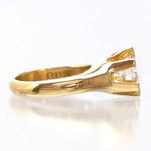 ベビーダイヤモンド 0.1ct リング 4月誕生石 18金 イエローゴールド ホワイトゴールド ピンクゴールド 誕生祝い 出産祝い 刻印 ネックレス