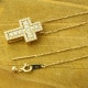 ネックレス メンズ クロス ダイヤモンド 1ｃｔ ペンダント 十字架 18金 イエロー ピンク ホワイトゴールド 3way 記念日 チェーン