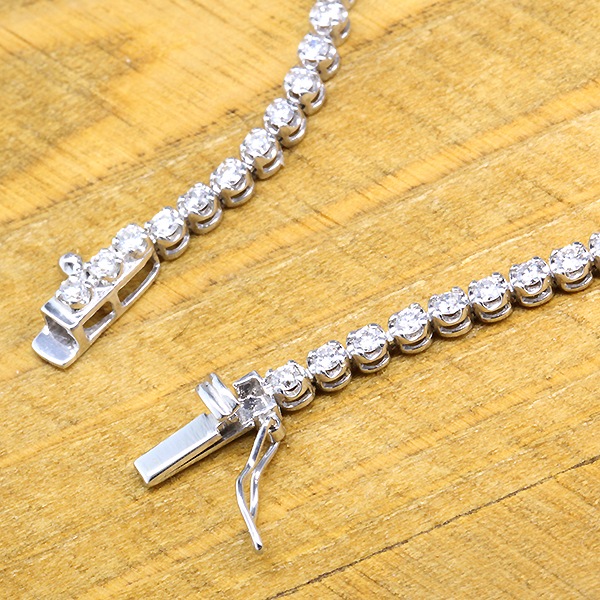 テニスブレスレット ダイヤモンド 1ct プラチナ ブレスレット 記念日 レディース ジュエリー アクセサリー プレゼント ギフト 人気 おすすめ