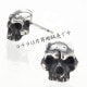 ピアス シルバー925 スカル 骸骨スタッド 片耳 販売 スターリングシルバー メンズ 男女兼用 ポイント消化 アクセ アクセサリー 人気 おすすめ