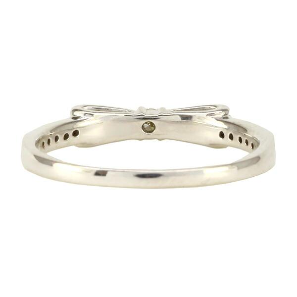 リング リボン ダイヤモンド 指輪 ダイヤ 0.2ct k18 18金 レディース ジュエリー アクセサリー プレゼント ギフト