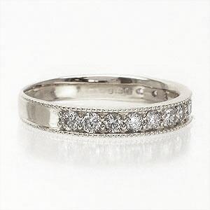 pt900 ダイヤモンドハーフエタニティリング Pt900 ダイヤモンド 1.05ct リング エタニティ ハーフエタニティ