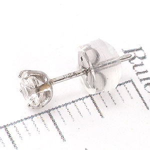 片耳ピアス メンズ プラチナ900 片耳用 スタッド ピアス 一粒ダイヤモンド 半ペア 0.25ct レディース メンズ 男女兼用 ジュエリー
