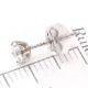 片耳ピアス メンズ プラチナ900 片耳用 スタッド ピアス 一粒ダイヤモンド 半ペア 0.25ct レディース メンズ 男女兼用 ジュエリー