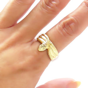 スネーク リング 蛇 へび 指輪 ダイヤモンド 0.01ct 18金 k18ゴールド イエロー ピンク ホワイトゴールド 婚約指輪 刻印 開運