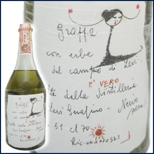 ロマーノ・レーヴィ> <br>グラッパ ハーブ入り （ルータ、ミント）<br