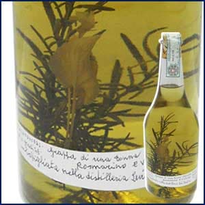 ロマーノ・レーヴィ> グラッパ ハーブ入り （ローズマリー）<br