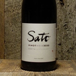 ＜サトウ・ワインズ＞ピノノワール・ノース・カンタベリー 2020<br>Pinot Noir North Canterbury 2020 / Sato Wines