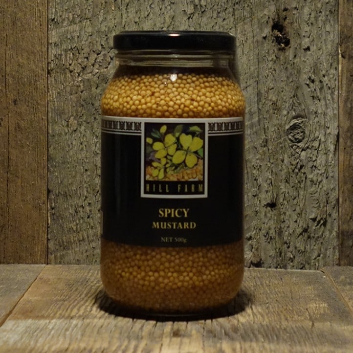 <ヒル・ファーム> スパイシーマスタード 粒 500g<br> Spicy Mustard 粒 500g / Hill Farm