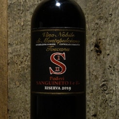 ＜サングイネート＞ヴィーノ・ノービレ・ディ・モンテプルチアーノ　リゼルヴァ 2019　<br>Vino Nobile di Montepulciano Riserva 2019 / Sanguineto