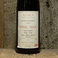 ＜ピエール・フリック＞ゲヴェルツトラミネール・マセラシオン・サン・シュルフィト・アジュテ 2022<br>Gewurztraminer Maceration Sans Sulfite ajoute 2022 / Pierre Frick