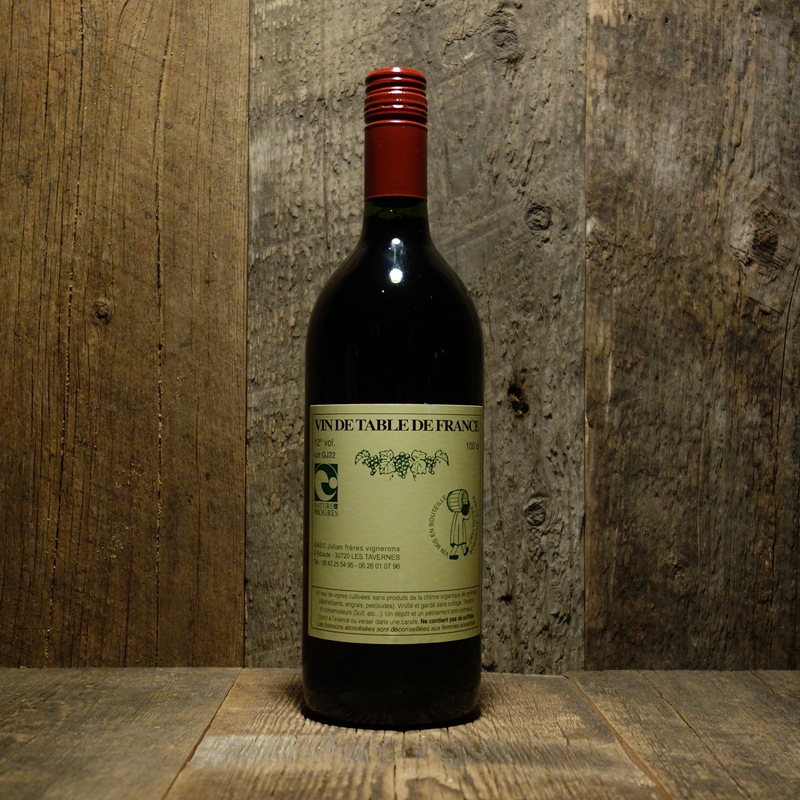 Louis Julian ワイン 2120] VdF rouge 12.5% NV23&24 Louis Julian / ルージュ 12.5