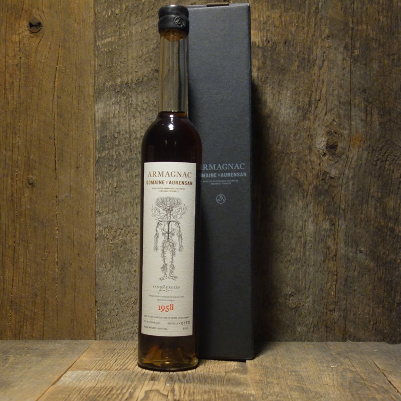 ＜ドメーヌ・ドレンサン＞アルマニャック　ミレジム 1958年<br>Armagnac Millesime 1958 / Domaine d'Aurensan