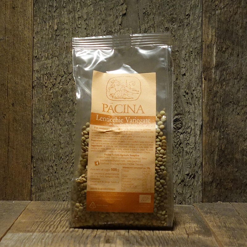 ＜パーチナ＞ レンティッキエ・ヴァリエガーテ（レンズ豆）<br>Lenticchie Variegate / Pacina