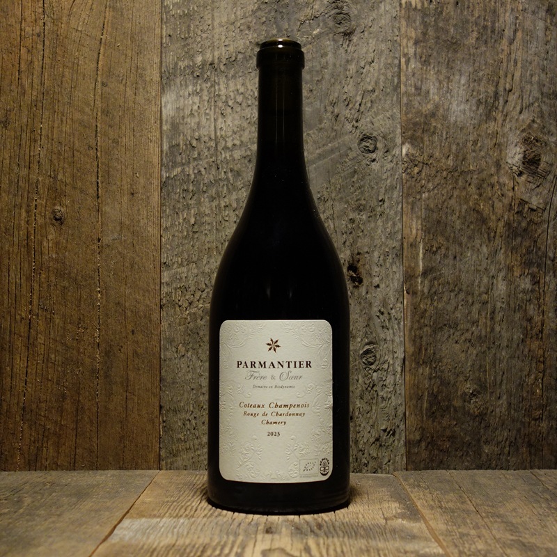 <パルマンティエ>コトー・シャンプノワ・ルージュ・ド・シャルドネ・シャムリー 2023 <br>Coteaux Champenois Rouge de Chardonnay Chamery 2023 / Parmantier
