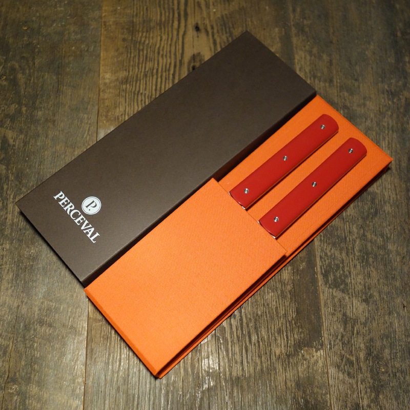 ペルスヴァル><br>9.47 2本セット レッド【専用木箱付】<br>PERCEVAL