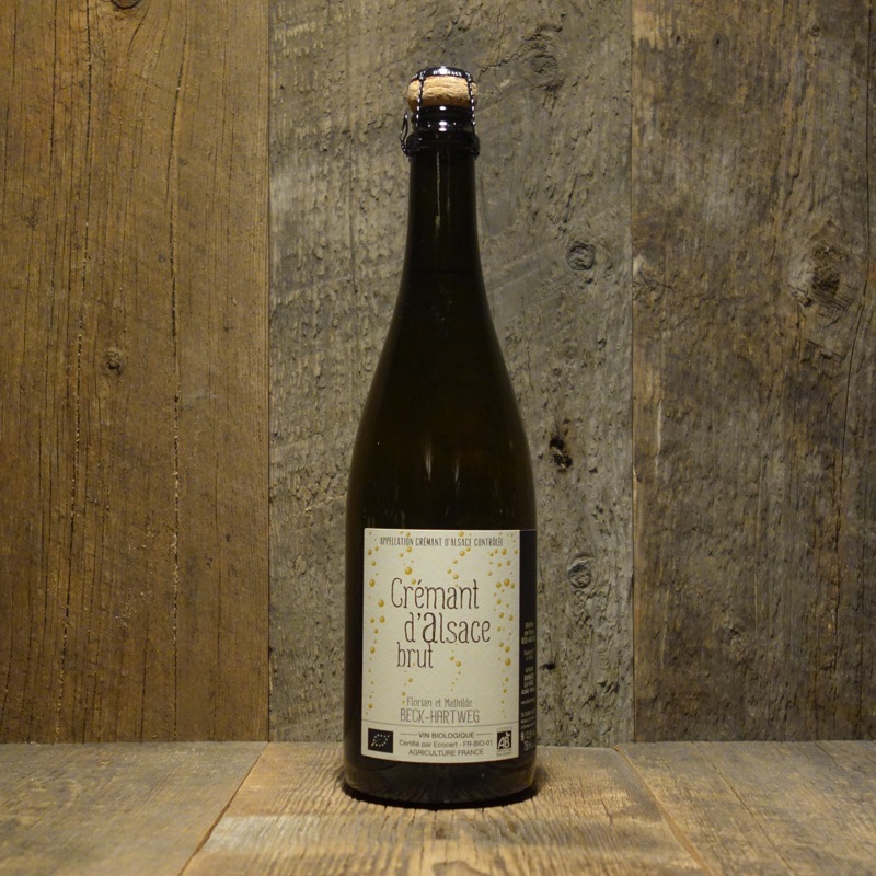 <ドメーヌ・フロリアン・ベック・ハートウェグ>クレマン・ダルザス 2023<br>Cremant d'Alsace 2023/ Domaine Florian Beck-Hartweg