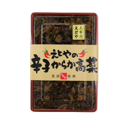 高菜様一枚　明日発送 お試し価格＿辛子からか高菜180g | すべての商品 | 太宰府 十二堂えと