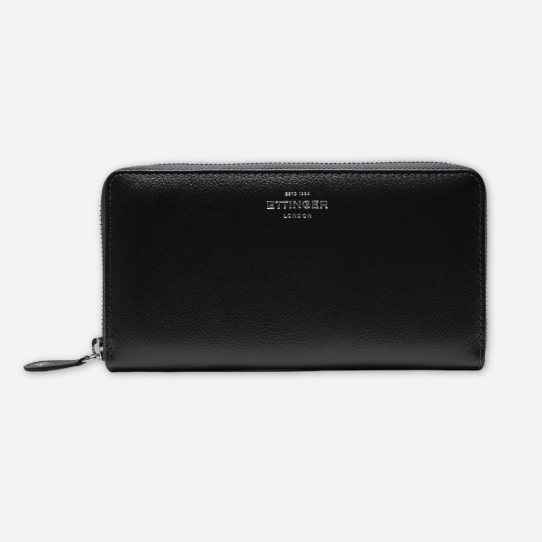 CP】LARGE ZIP-AROUND PURSE | WALLETS & PURSES | ETTINGER LONDON
