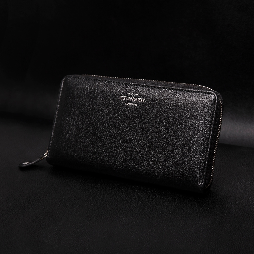 CP】LARGE ZIP-AROUND PURSE | WALLETS & PURSES | ETTINGER LONDON