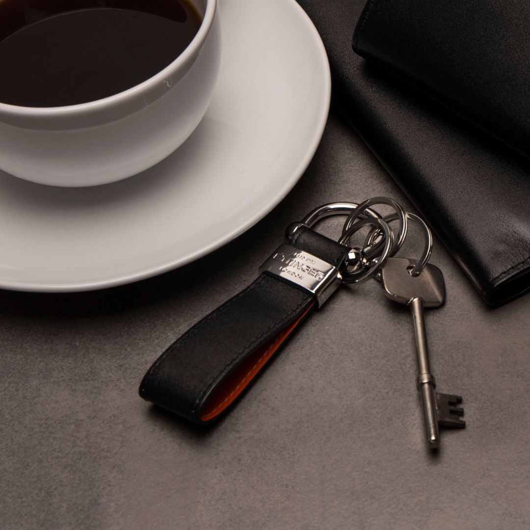 STIRRUP KEY RING-TWO TONE