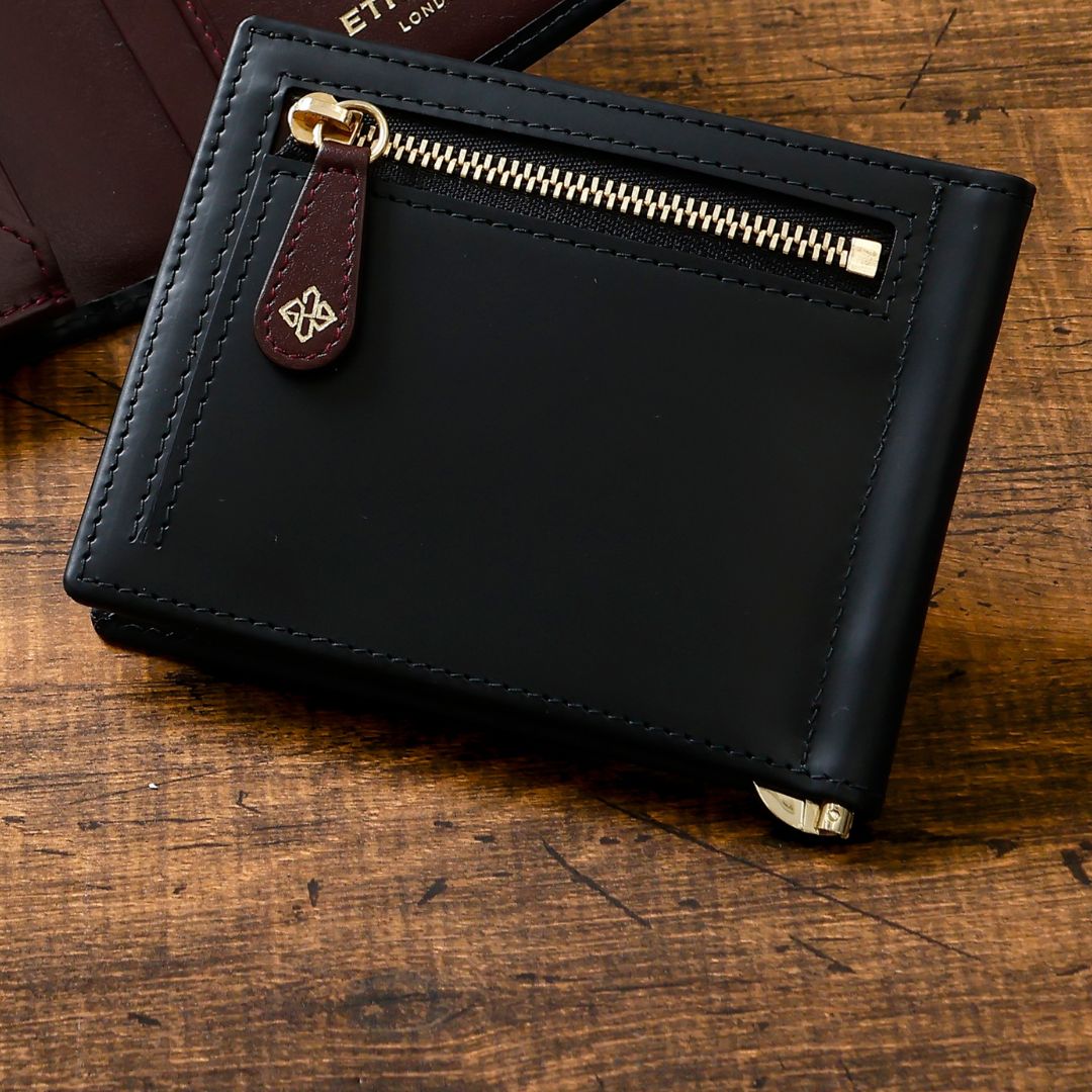 銀座店限定】MONEY CLIP WITH ZIP~ Royal Claret Collection
