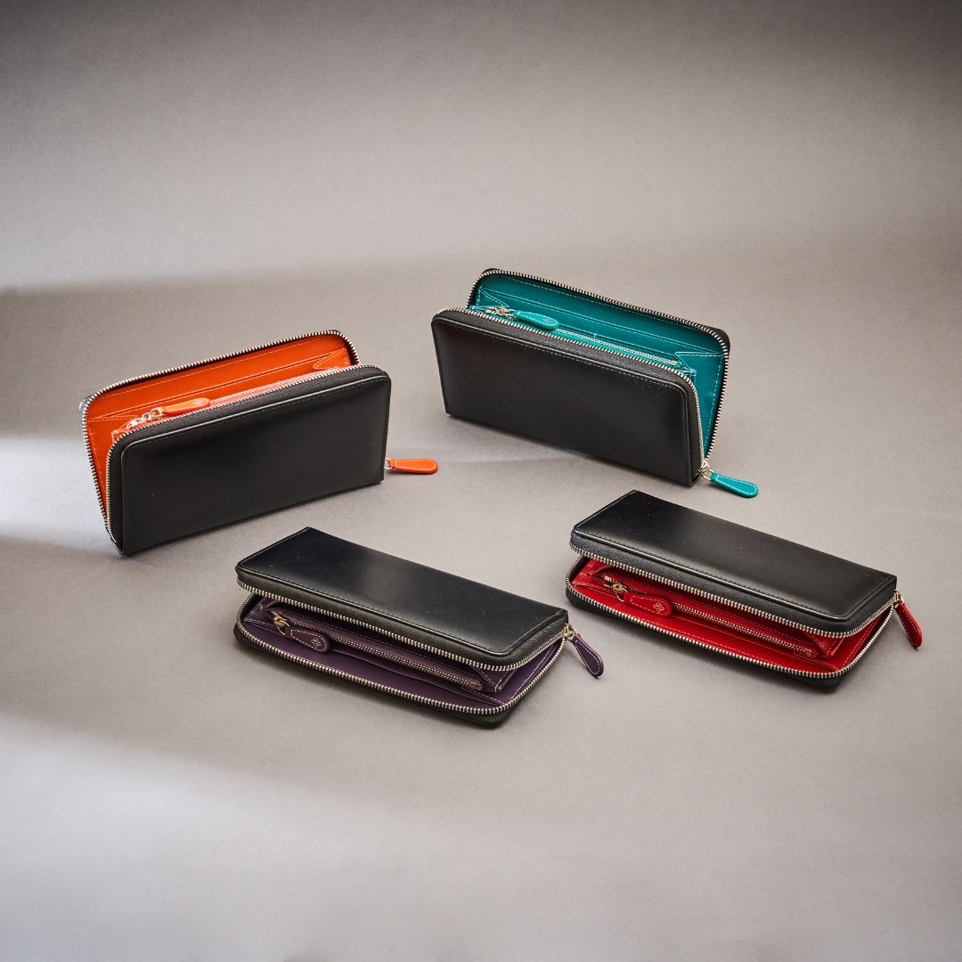 ST】 ROUND ZIP PURSE | WALLETS & PURSES | ETTINGER LONDON