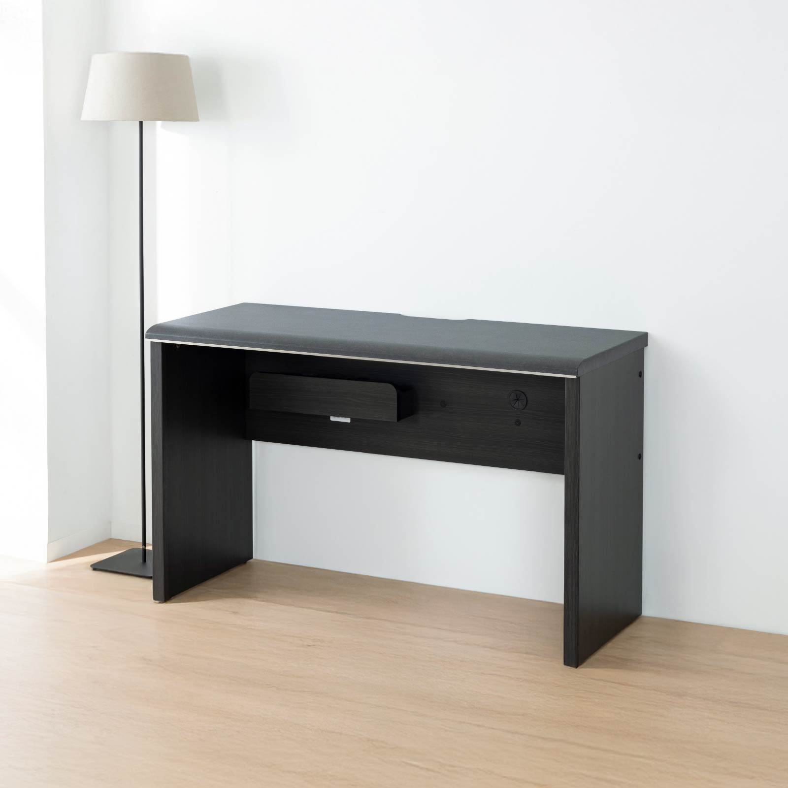 デスク パソコンデスク 学習机 机 ブラック MD 120 DESK｜家具の通販