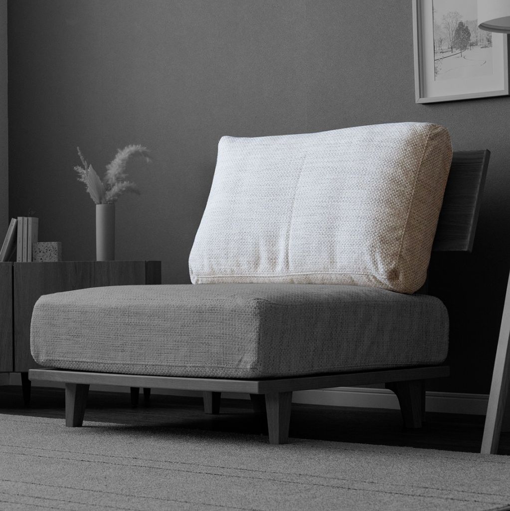 ［オプション］ グリッド ｜ クッション ユニット式 ソファ ソファベッド 【背面クッションS】の商品画像