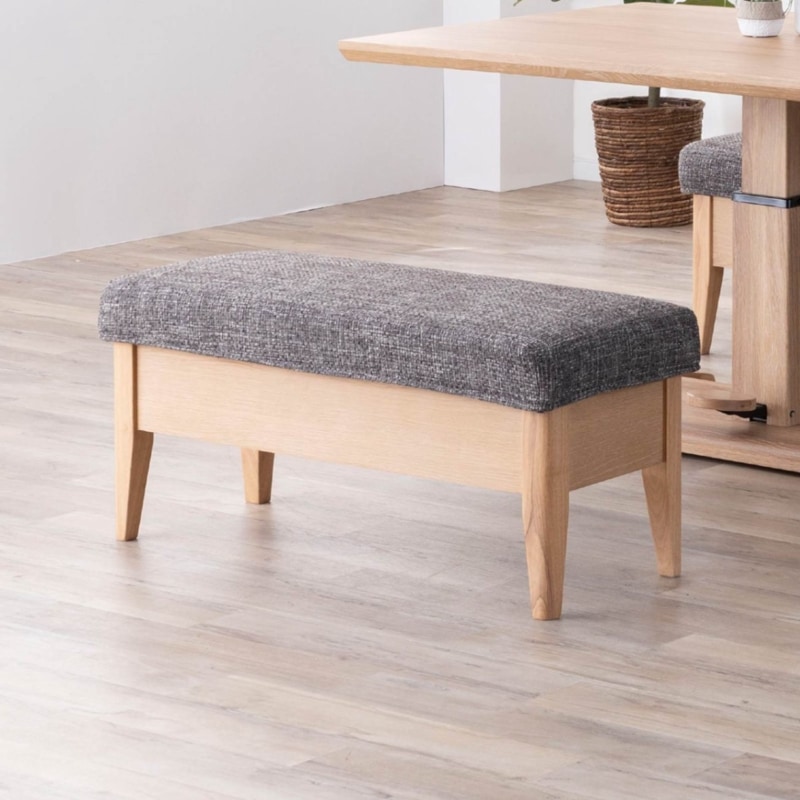 ［幅90］ コモ ｜ 収納 ダイニングベンチ