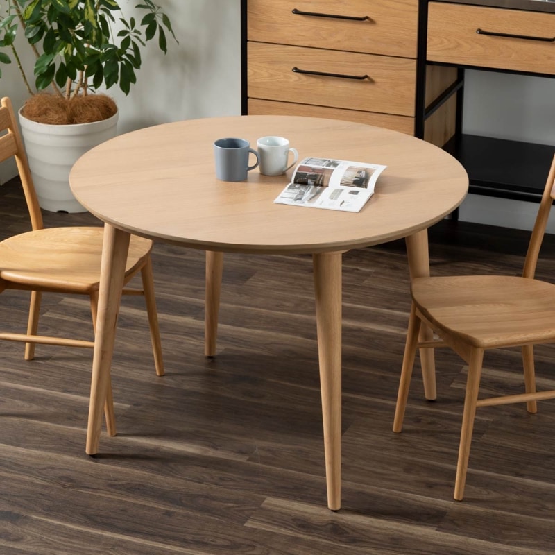 ［幅100］ コロンボ ｜ 丸テーブル ダイニングテーブル