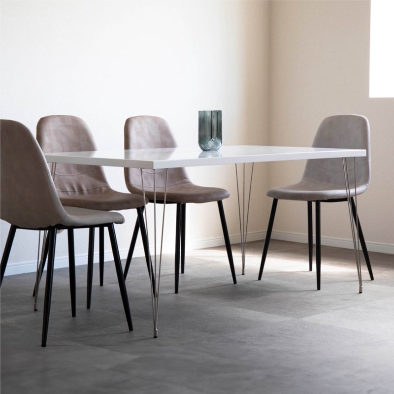 ［幅140］ LEGO ｜ ステンレス脚 ダイニングテーブル