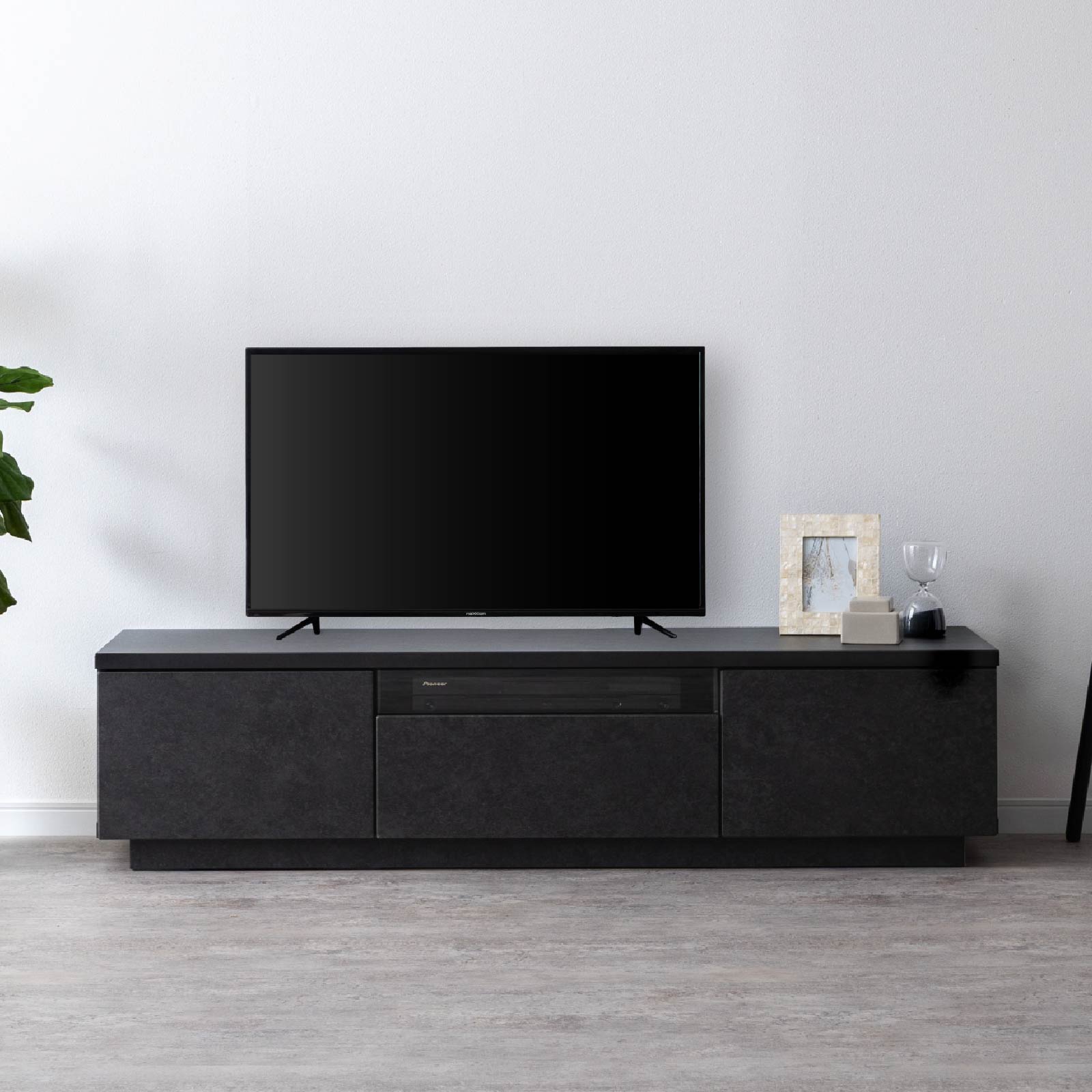 幅140］ テレビ台 ローボード ｜ セラミック調 シンプルモダン 完成品