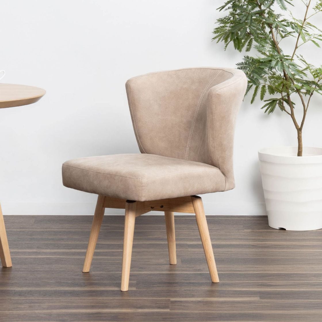 ［座面高44］ ドレスデン ｜ 回転 ダイニングチェアの商品画像