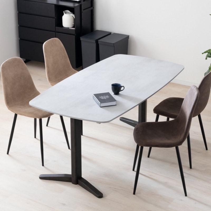 ［幅160］ レクサンド ｜ メラミン化粧板 ダイニングテーブル