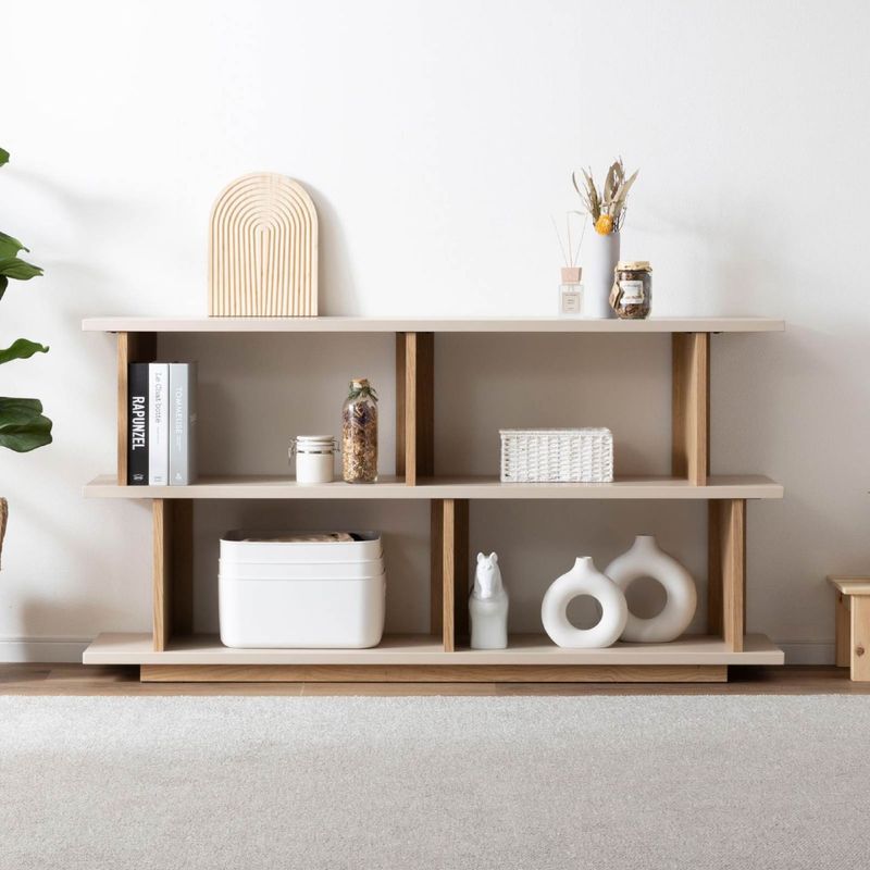 ［幅150］ ヌーボ ｜  塩ビシート シェルフ ニュアンスカラー 木目