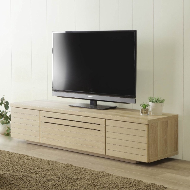 unico テレビボード　サイドテーブル付き UNICO (ウニコ) テレビボード ブラウン｜トレファクONLINE