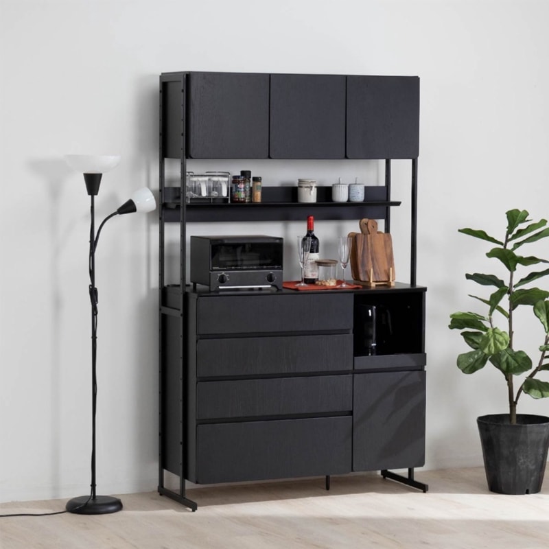 ［幅110］ デクレア ｜ 収納 食器棚 キッチンボード