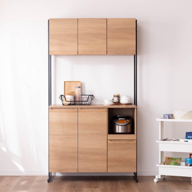 ［幅100］ カモニカ ｜ 収納 食器棚 キッチンボード 【在庫限り品・メーカー生産終了】