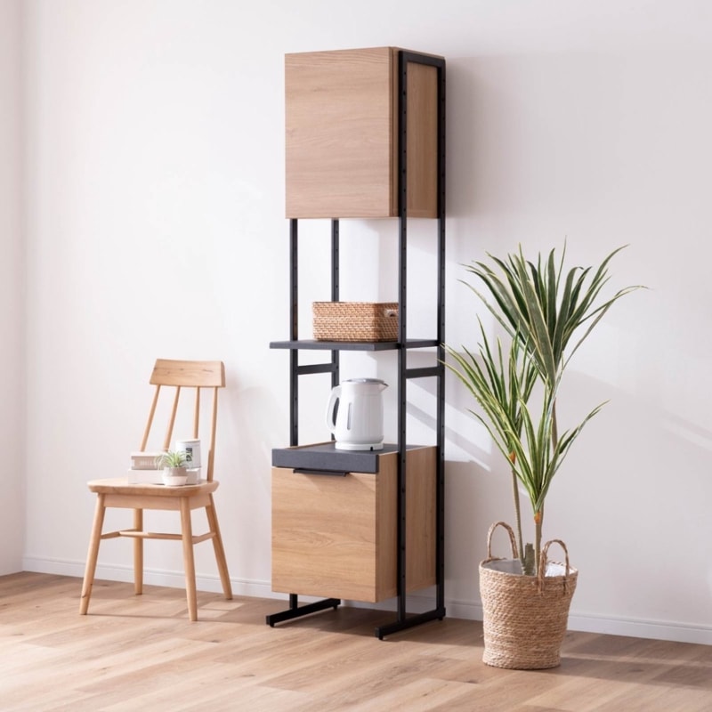 ［幅40］ ディエゴ ｜ オープン収納 食器棚 キャビネット 【在庫限り品・メーカー生産終了】