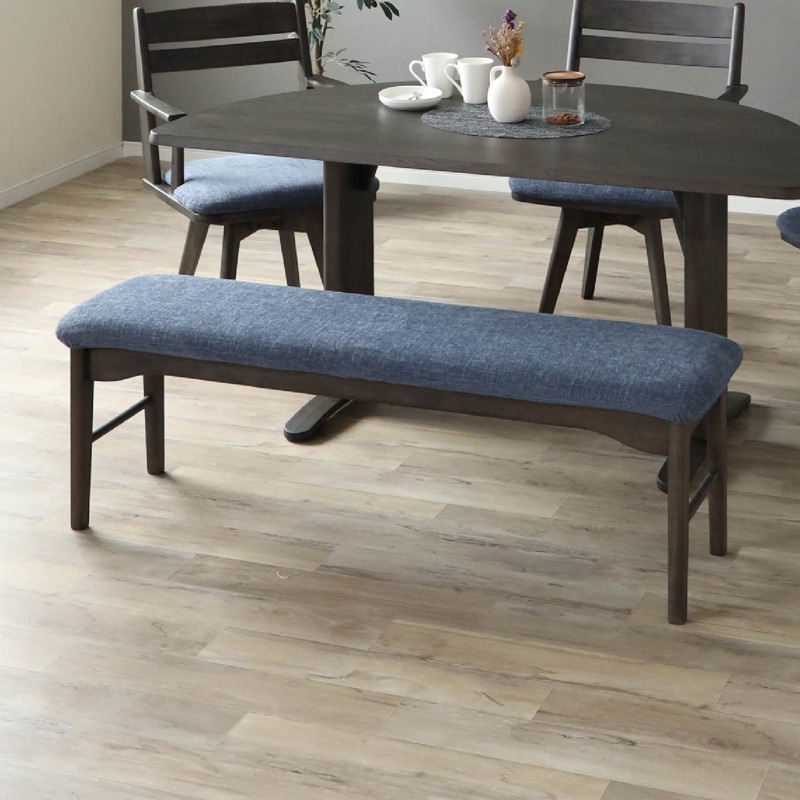 ダイニングベンチ ベンチバックレスト チェア オーク カバーリングタイプ ダイニングベンチ ベンチバックレスト チェア オーク カバー