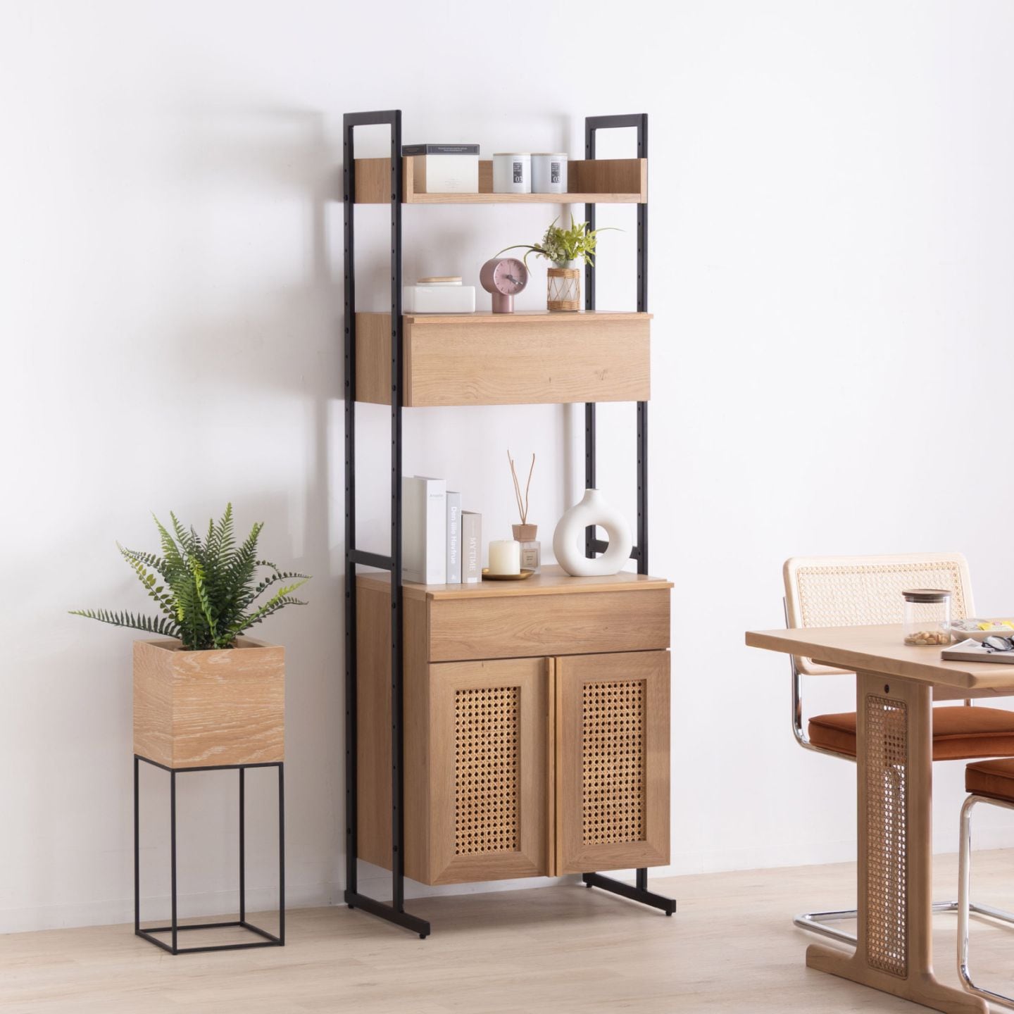 ［幅60］ リシュ ｜ オープン収納 食器棚 キャビネットの商品画像