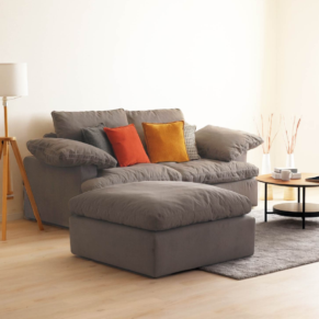 ［幅100］ ウキグモ ｜ 1人掛け 撥水 オットマン スツール ソファ