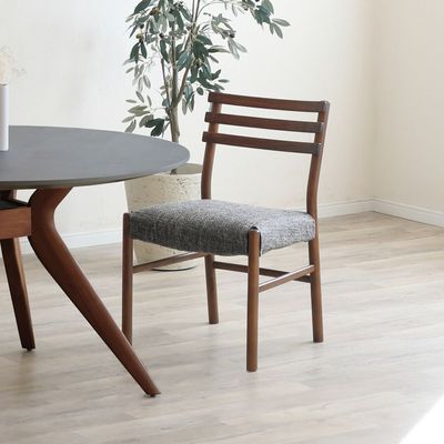 【2脚セット】［座面高44］ 軽量 無垢材 カバーリング ダイニングチェア|チェア